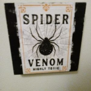 🎉Spider Venom Wooden Wall Plaque Halloween Decor